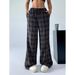 Women's High Waist Wide Leg Pants - Stylish & Comfortable Casual Trousers With Trendy Prints (Multiple Colors & Sizes)_viptrois.com
