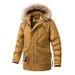 men's winter warm cotton coat velvet thickened cotton jacket men's multi-pocket coat cotton coat custom printed logo_viptrois.com