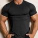 Sports Compression T-Shirt For Men Quick Drying Fitness Short Sleeve Running Training Suit New_viptrois.com