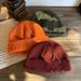 Women's Hats Ring Pin Hip Hop Wool Hat Autumn And Winter Couple Net Celebrity Fashionable Hole Hat Men And Women Knitted Hat_viptrois.com