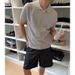 Men's Retro Polo Shirt Short Sleeve Minimalist Old Money Style Knitted Sports T-Shirt Top For Summer_viptrois.com