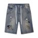 Men's Clothing Plus Size Denim Shorts 300 Pounds 8xl Trendy Brand Loose Version Five Points_viptrois.com