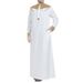 Men's Clothing Men's Loose Stitching Color Matching Stand Up Collar Long Sleeved Robe_viptrois.com