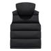Men's Winter Camouflage Hooded Vest - Thickened Casual Zip-Up Jacket For Big & Tall, Black/Khaki/Dark Grey (M-5xl)_viptrois.com