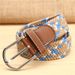 Unisex 39 color elastic woven elastic belt men's and women's belt canvas belt_viptrois.com