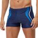 Men's Clothing trade men's swimming trunks new sexy plaid round boxer swimming trunks for bathing in hot springs and beaches plus size sports_viptrois.com