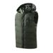 Men's Winter Thermal Vest Jacket - Windproof Outdoor Fleece Coat With Multiple Pockets, Lightweight Warm Layering For Hiking & Daily Wear_viptrois.com