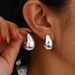 Children's Hair Accessories Water Drop Earrings Niche Temperament Simple Earrings_viptrois.com