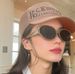 Curved Screen Sunglasses Show The Queen's High End Sense Of Square Round Face Anti Ultraviolet 9053 Sunglasses_viptrois.com