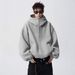 Heavy Hooded Sweater Men's Spring And Autumn New American Trendy Double Zipper Design Jacket High Street Top_viptrois.com