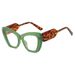 Women's Glasses Cat's Eye Color Matching Plain Glasses New Ins Internet Celebrity Same Glasses Frame Anti Blue Light Glasses Frame_viptrois.com