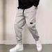 Thread Drawstring Casual Thickened Trousers Men's Spot_viptrois.com
