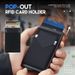 Rfid Small Card Holder Anti Demagnetization Credit Card Holder Men's Wallet Metal Men's Card Holder Wallet Multi Function Wallet_viptrois.com