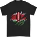 Torn Kenya Flag Kenyan Day Football Mens T-Shirt Mens Womens Tees Top 100% Cotton_viptrois.com
