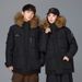 2025 New High-end Thickened Couple Workwear Mid To Long Fur Collar Down Jacket For Men And Women, Exuding A Sense Of_viptrois.com