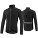 Bicycle Reflective Detachable Raincoat Waterproof Dirt-Resistant Breathable Thin Long-Sleeve Jacket Cycling Clothing_viptrois.com