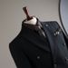 Men's Clothing Double Breasted Checkered Suit Set Slim Fit Business Blazer & Trousers For Wedding, Formal Occasions (Jacket + Vest + Pants Options)_viptrois.com