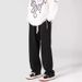 Unisex Vintage Washed Jeans – Loose Straight-Leg Denim Pants With Mud-Dye Effect For Casual & Streetwear_viptrois.com