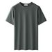 Men's Clothing Cool Breathable Mesh Short Sleeved T Shirt For Young Men In Summer Quick Drying Ice Silk Sports All Match Short Sleeved Top Clothing_viptrois.com