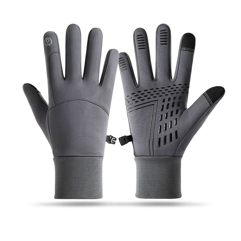 Sports Gloves Skiing Cycling Motorcycle Hiking Outdoor Cycling Gloves Men Plus Fleece Touch Screen Non-slip Warm Mountain Skiing_viptrois.com