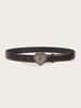 Factory Direct supply new metal love snap belt versatile simple retro women's belt decorative jeans with fashion_viptrois.com