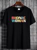 Bionic Wo - Get Well Hip Replacement Surgery Recovery T-Shirt Comfortable Streetwear Slightly Fashion Top For Everyday Wear Homme Breathable_viptrois.com