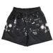 Men's Muscular Fitness Sports Shorts Breathable Loose Fit 3D Printed Mesh Above Knee Style_viptrois.com