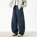 Monochrome Man- Side Stripe Textured Casual Spring Style Draped Sweatpants Loose Wide-Leg Pants High Street Trendy Brand Scimitar Sports_viptrois.com