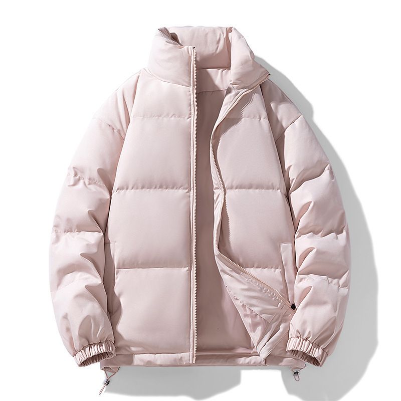 Men's Puffer Jacket – Lightweight Quilted Polyester Coat (S-3XL, Black/Charcoal/Taupe/Mint)_viptrois.com
