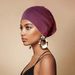 Premium Mercerized Cotton Tube Hat – No Pilling & Fade-Resistant (Breathable, Elastic Solid Color Headwear For Women)_viptrois.com