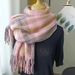 Unisex Small plaid simple tassel scarf bib women's winter warm shawl_viptrois.com