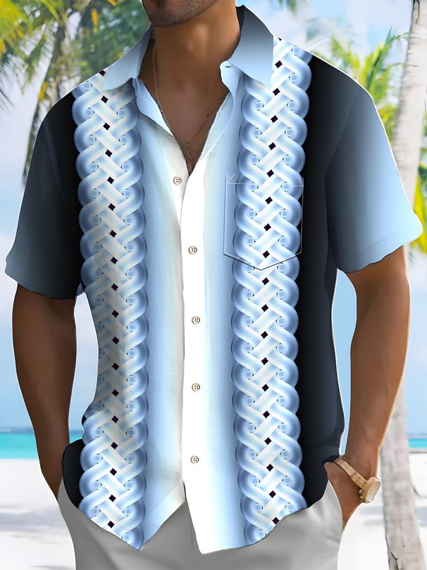 Nueva Camisa Hawaiana De Manga Corta Con Estampado De Playa Turística Para Caminar En La Calle, Ocio, Moda De Primavera/verano, Envío Rápido_viptrois.com