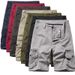 Premium Products 2025 New Minimalist Men's Loose Fitting Casual European Size Workwear With Multiple Pockets And Five Point Shorts_viptrois.com