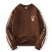 "Men's Fleece-Lined Hoodie – Thick & Warm Winter Pullover, Oversized Streetwear Style, Trendy Round Neck Sweatshirt For Teens & Young Adults_viptrois.com