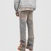 Men's Clothing New Men's Denim Straight Pants Street Fashion Ins Popular Stretch Patch Denim Straight Pants_viptrois.com