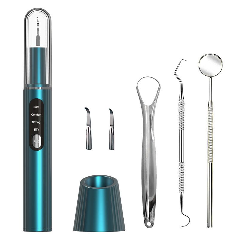 Ultrasonic wireless charging calculus removal care tool beauty dental cleaner_viptrois.com