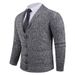 Pure Cross-Border Autumn Winter Jacket Men's European Size Fashion Thickened Twisted Cardigan Sweater Knitwear_viptrois.com