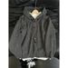 Hooded Sweater Men's Autumn/winter Half Cardigan Casual Pullover Knitted Sweater Loose Jacket_viptrois.com