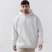 Men's Clothing Unisex Fleece-Lined Hoodie - Oversized Blank Pullover With Side Pockets Fashion Trends_viptrois.com