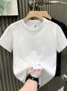 Trendy Brand Short-sleeved T-shirt Men's 2024 New Trend Summer Slim-fit Hot Diamond Round Neck Half-sleeve Trendy Men's Light Luxury T-shirt_viptrois.com