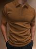 Men's Oversized Pocket Polo Shirt – 100% Polyester Breathable Streetwear Tee (Beige/Black/Navy/More) – S-XXL_viptrois.com