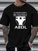ABDL T Shirt Summer Homme Slightly Soft Streetwear Top For Everyday Wear Comfortable Stretched Fashion Stylish Unisex Graphic Versatile Breathable_viptrois.com