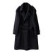 Loom Loom Europe Station 2023 Winter Double-Sided Woolen Men's Over-the-Knee Long Korean Style Turn-Down Collar Loose Wool Coat_viptrois.com