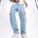 Men's Printed Jeans Straight Leg Pants Stretch Comfortable Cotton Denim Trousers For Casual Daily Wear_viptrois.com