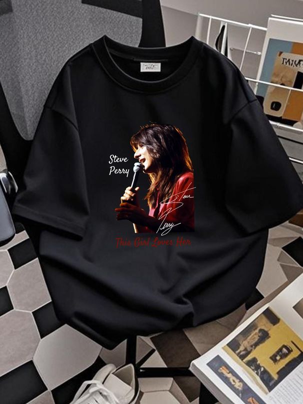 Classic Steve Perry Gift Family Men All Size T-Shirt Q207 Stretched Breathable Designer Clothes Summer Unisex Casual Graphic Slightly Fashion_viptrois.com