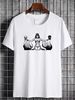 Skull Lady Retro Vintage Weird White T-shirt Any Size, Unisex Homme Soft Top For Everyday Wear Designer Clothes Breathable Slightly Stylish Casual_viptrois.com