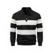 Nordmann 2025 Independent Station Autumn Men's Hot Sale New Long Sleeve Striped Turn-Down Collar Casual T-Shirt Polo Shirt_viptrois.com
