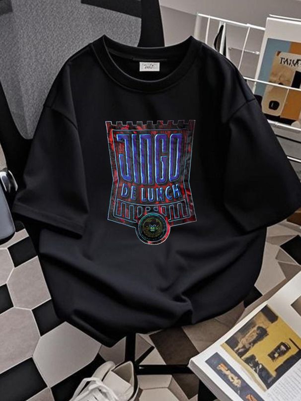 Vintage Jingo De Lunch 1994 Tour T Shirt Comfortable Stylish Breathable Slightly Graphic Fashion Versatile Casual Summer Streetwear Soft_viptrois.com