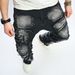 Men's Clothing New Retro Cat Whisker Casual Jeans Fashion High Street Design Straight Pants_viptrois.com