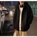 Pure Hooded Sweatshirt Jacket For Men, Sring New Hong Kong Style, Loose Casual Trendy To, Versatile Solid Color Cardigan_viptrois.com